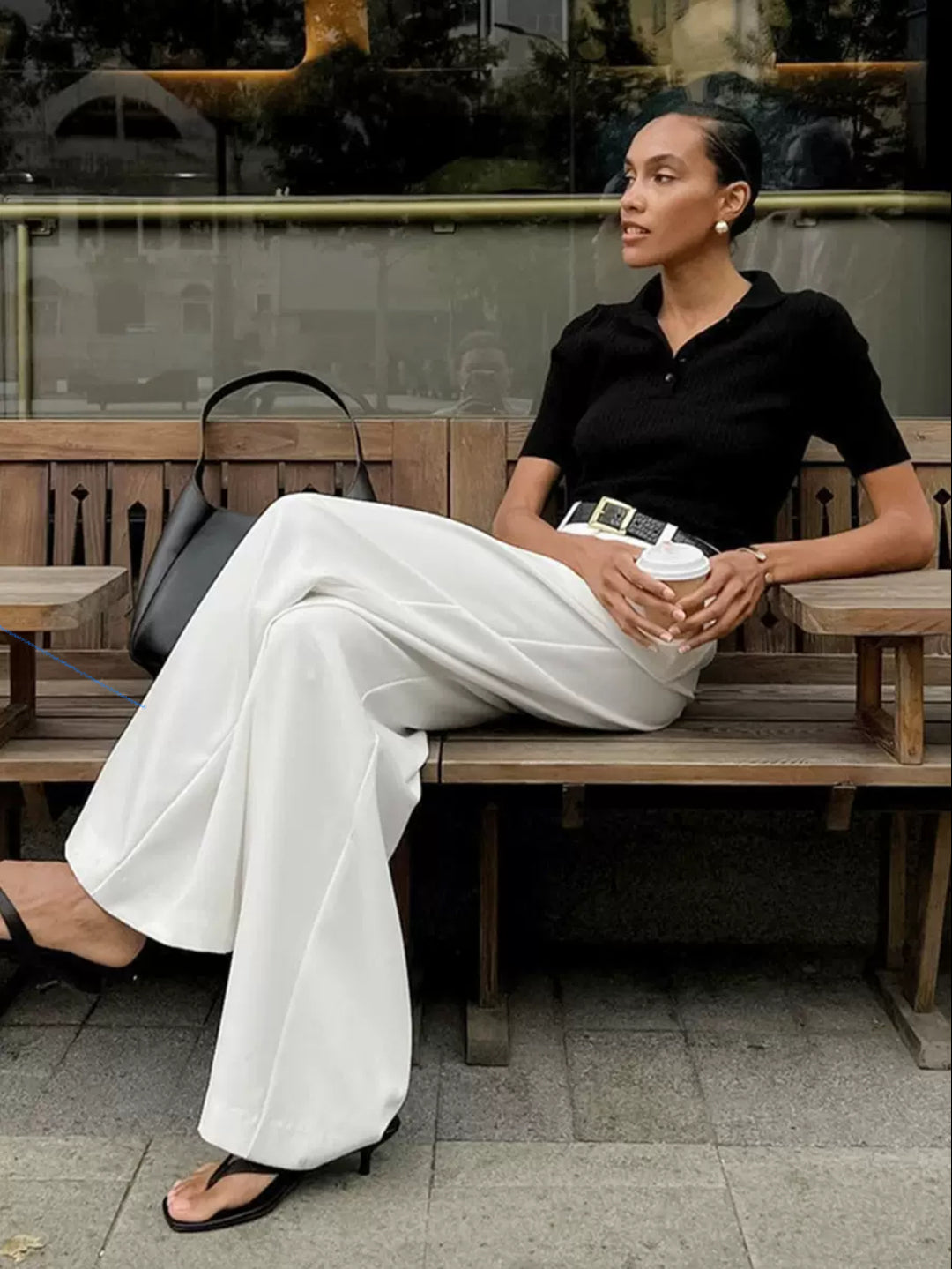 STILARA -WHITE PANTS