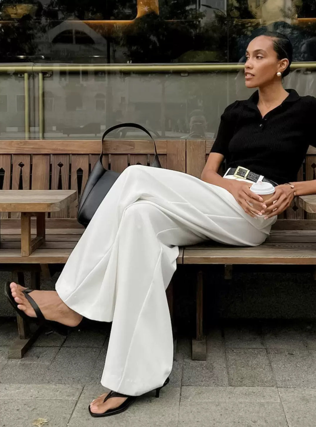 STILARA -WHITE PANTS