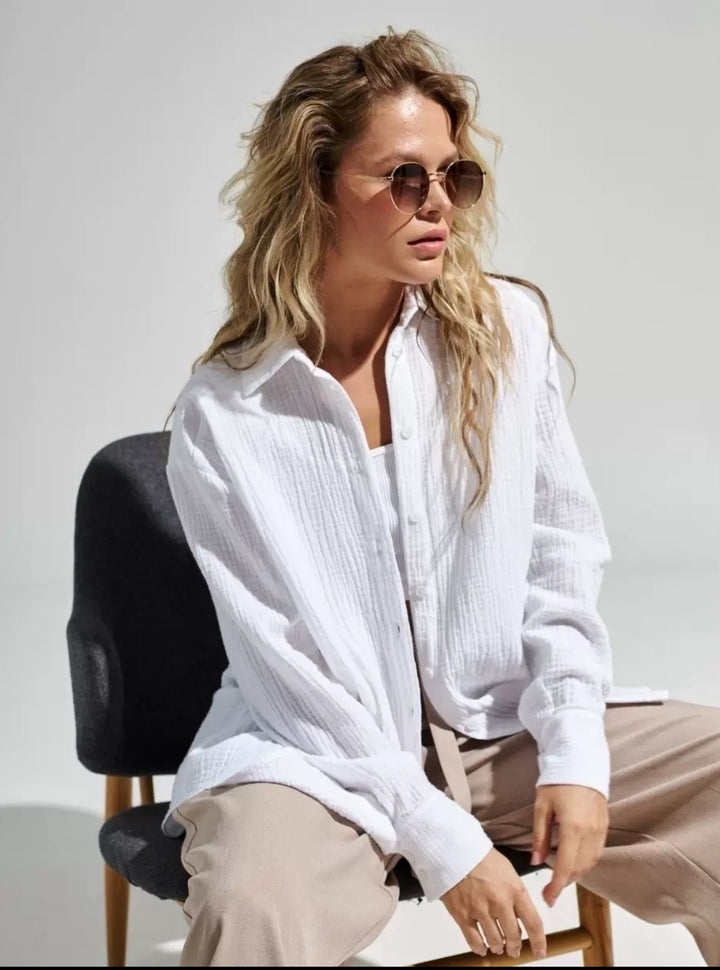 Coastal Breeze Gauze Shirt