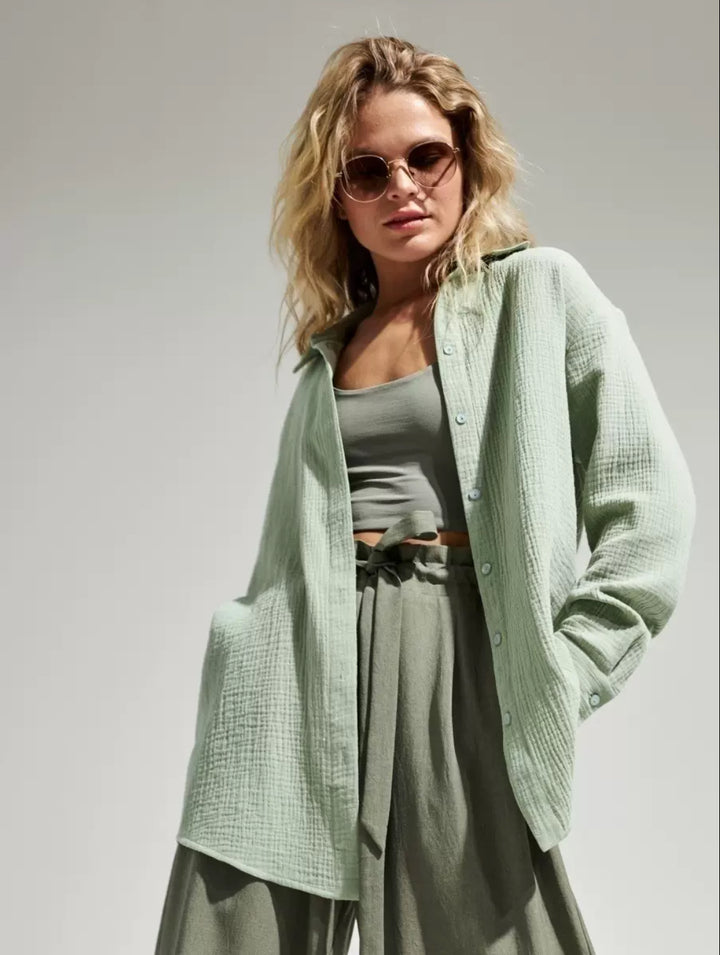 Coastal Breeze Gauze Shirt