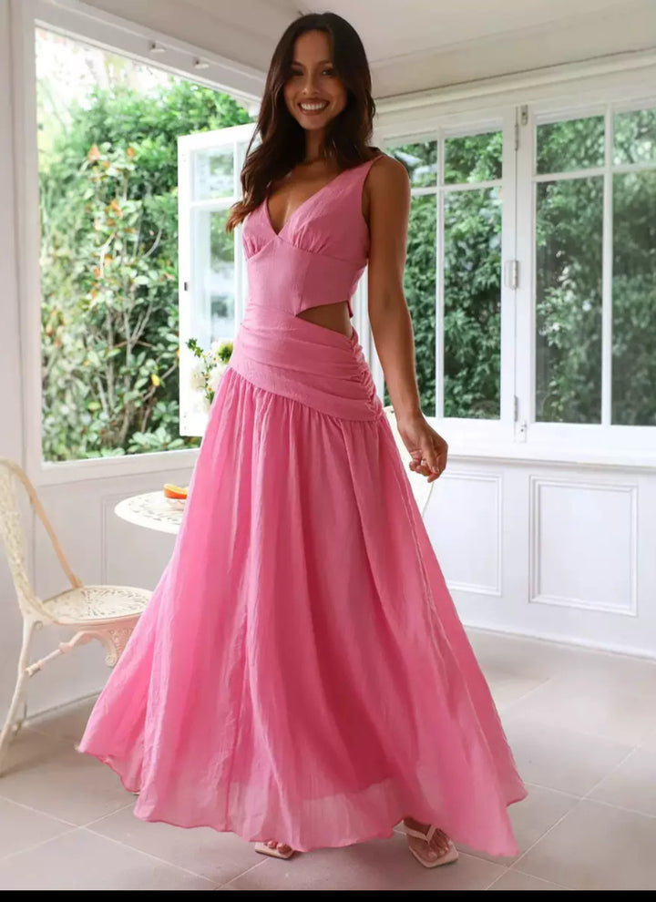 MIRA LONG SWING DRESS