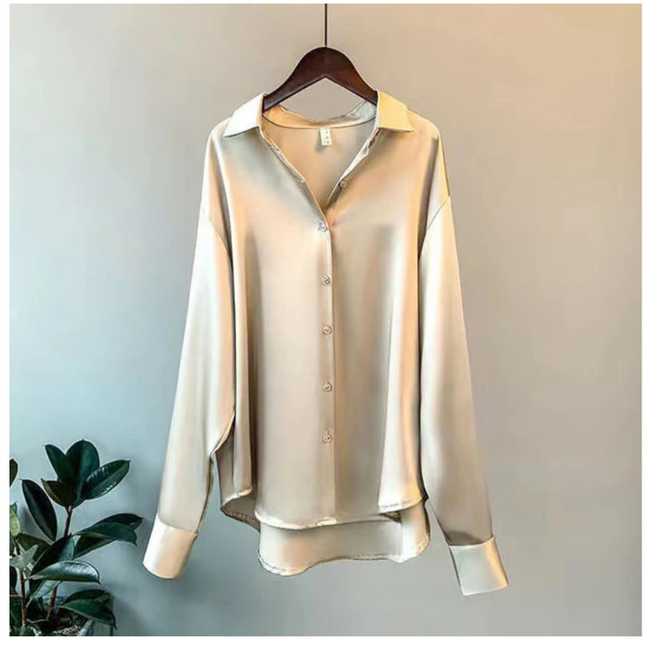 CHANTELLE - WOMEN'S SATIN SHIRT