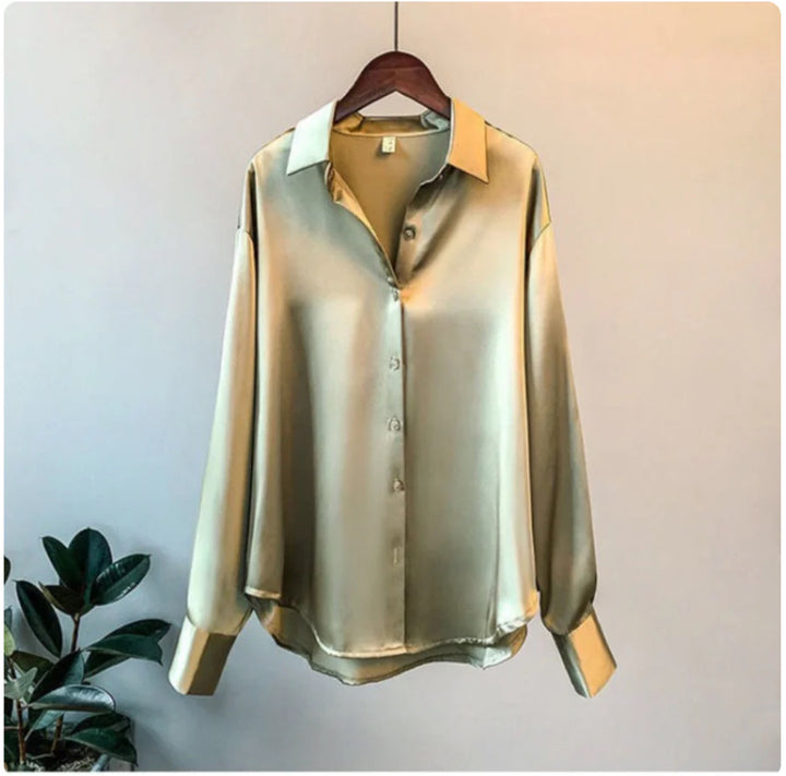 CHANTELLE - WOMEN'S SATIN SHIRT