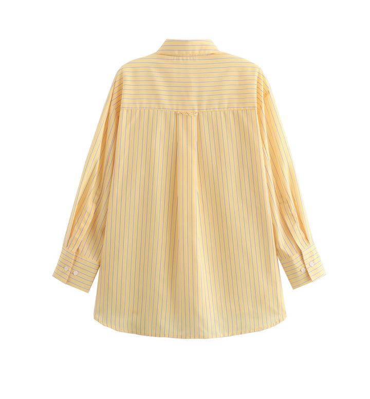 Yellow striped shirt