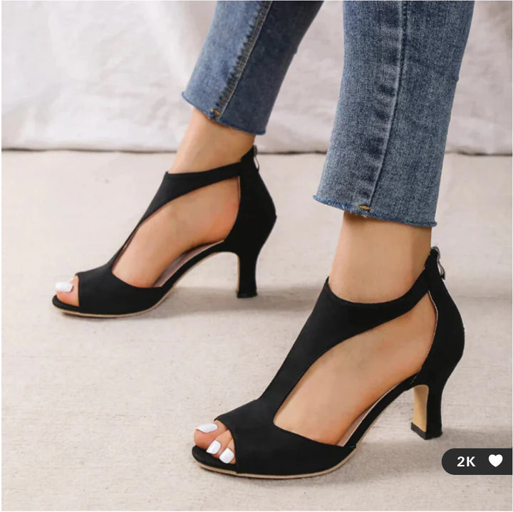 MONIKA - ELEGANT OPEN-TOE HIGH HEELS