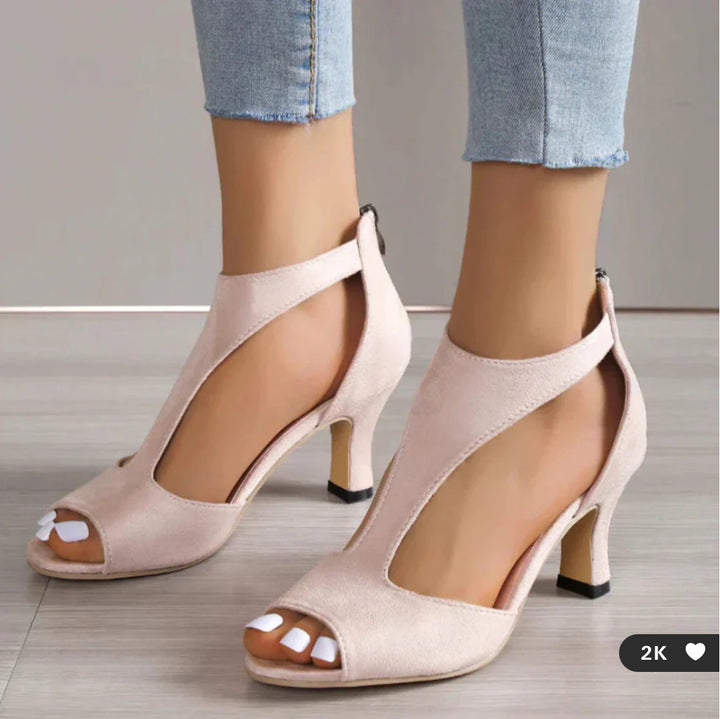 MONIKA - ELEGANT OPEN-TOE HIGH HEELS