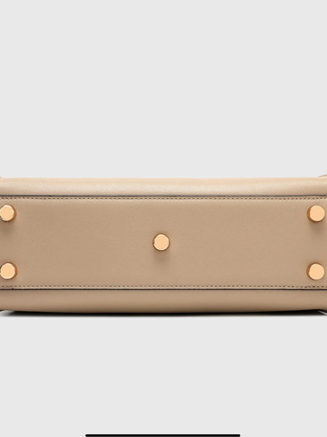 FAUX LEATHER SATCHEL WITH DUAL CARRYING OPTIONS