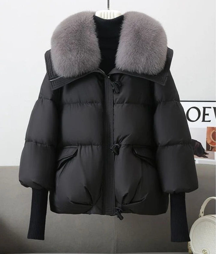 PAULA FUR COLLAR COAT