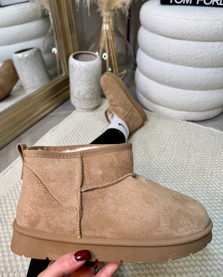 DAVINA SHORT ANKLE FAUX FUR BOOT