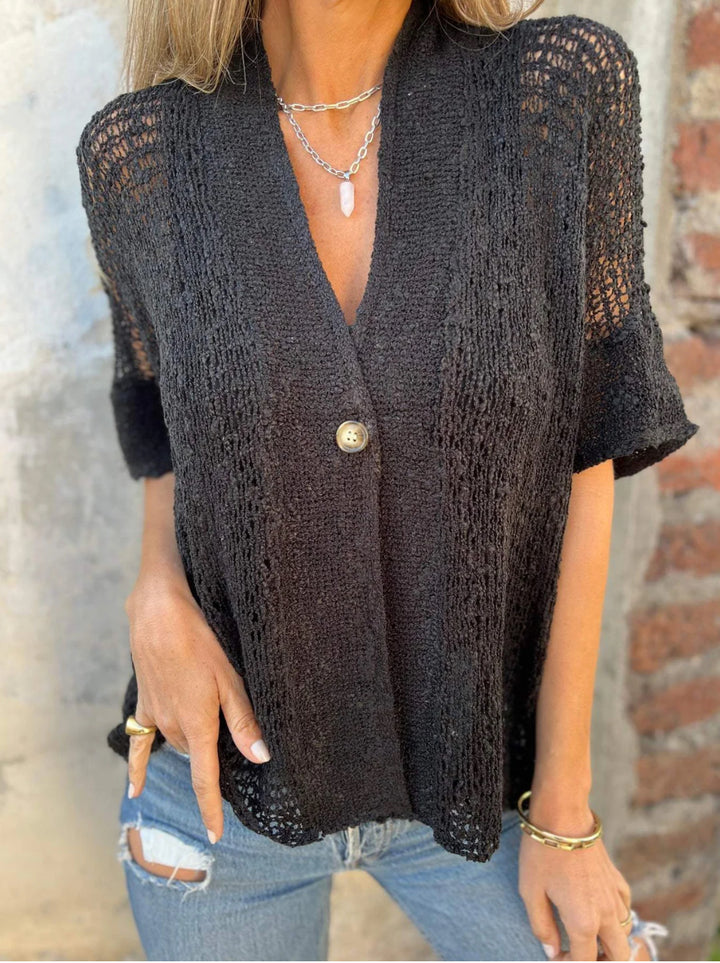 IVONIE™ - ELEGANT TEXTURED TOP