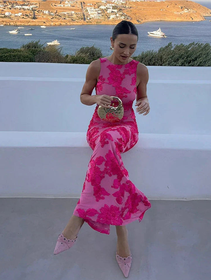 ALORA | ELEGANT FLORAL GOWN