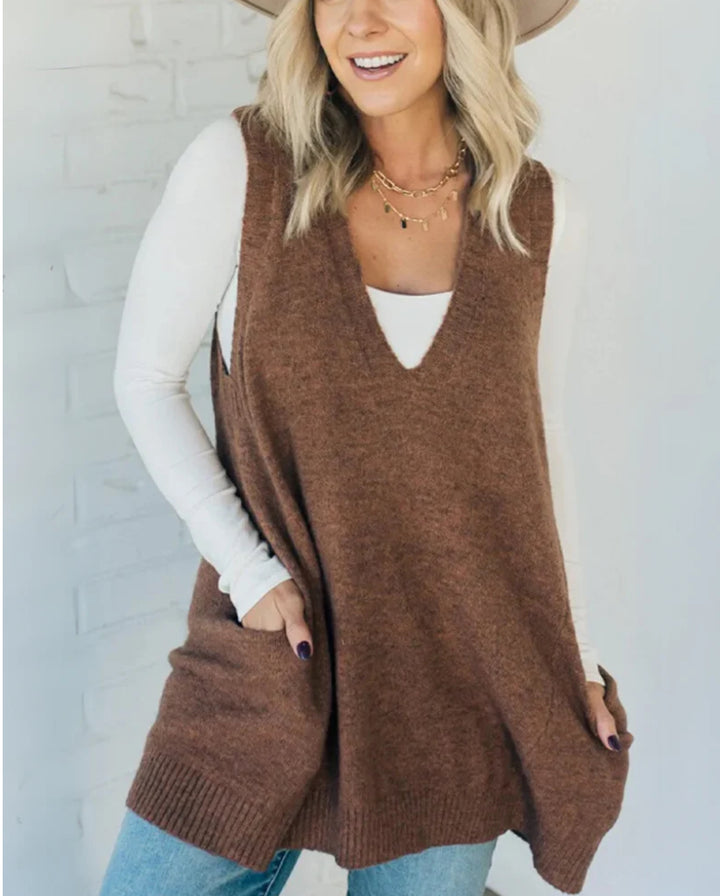 AROLA - COZY KNIT VEST