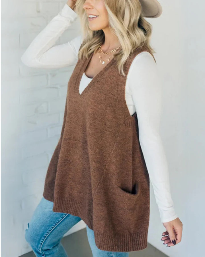 AROLA - COZY KNIT VEST