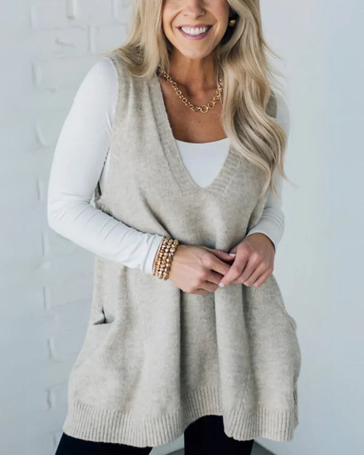 AROLA - COZY KNIT VEST