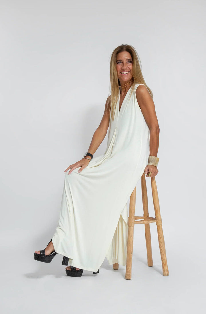 AYANIA - SLIMMING DRESS AND VEST SET