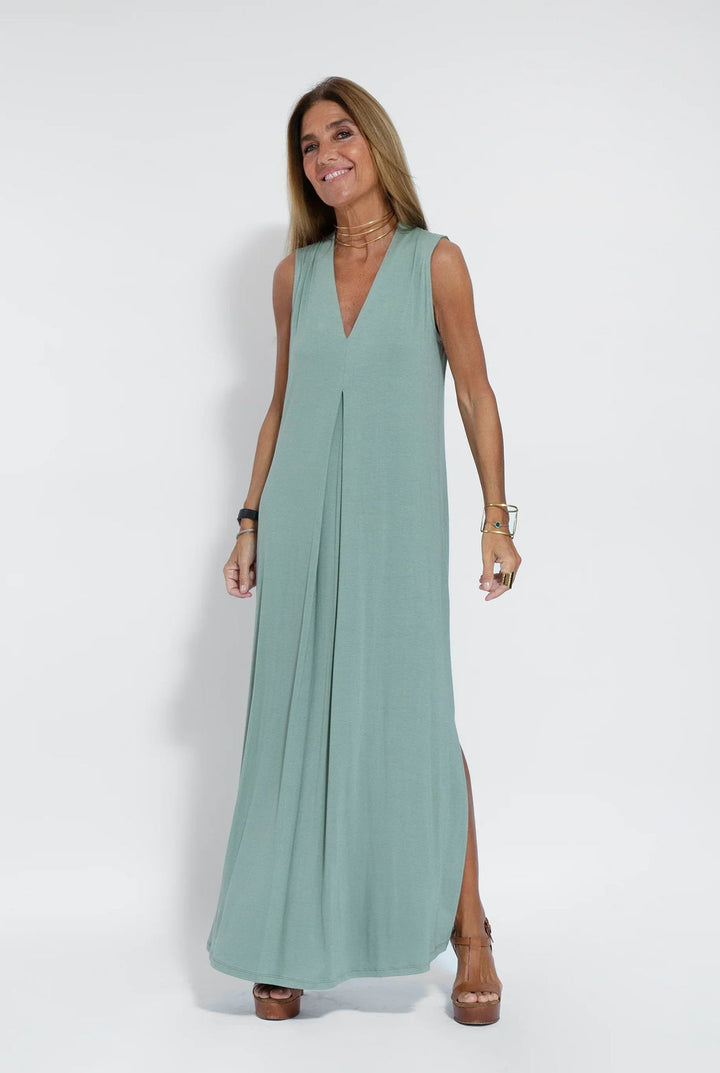 AYANIA - SLIMMING DRESS AND VEST SET